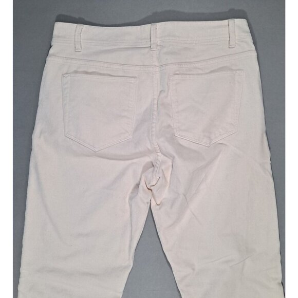 J.Jill Women's Off White Brushed Jeans SZ 4 Color Barley NWT Holiday Pants - Picture 9 of 9